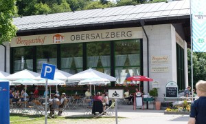 The Berggasthof Obersalzberg at the Hintereck, opposite the bus terminus
