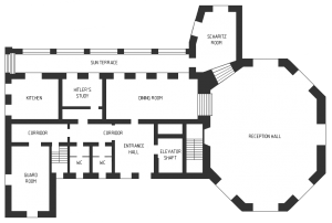 Kehlsteinhaus Ground Floor Plan