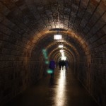 Looking down the tunnel